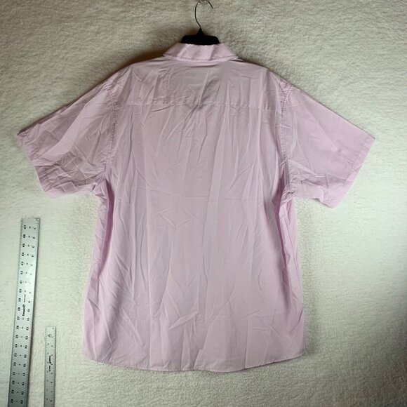 Dixxon‎ Men's D-Lux Bamboo Blend Pink Button Down Performance Shirt Size 2X 9049 - Picture 7 of 9